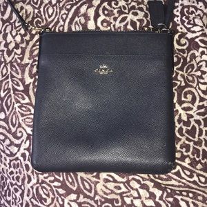 Navy Blue Coach Purse